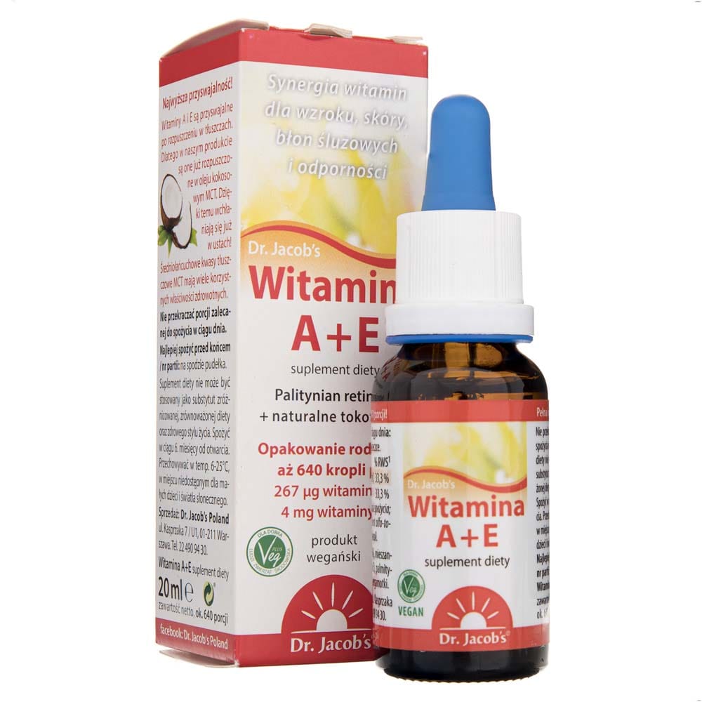 Dr. Jacob's Vitamin A E, drops - 20 ml