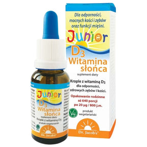 Dr. Jacob's Vitamin D3 Junior, Drops - 20 ml