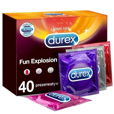 Durex Fun Mix Condom Set - 40 pieces