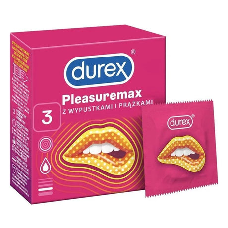 Durex Pleasuremax Condoms - 3 pieces