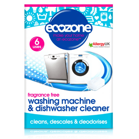 Ecozone Tablets for Descaling Washing Machines and Dishwashers - 6 Pieces