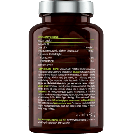 Essensey Rhodiola Rosea 100 mg - 90 Capsules