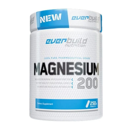 Everbuild Nutrition Magnesium 200 - 250 Tablets