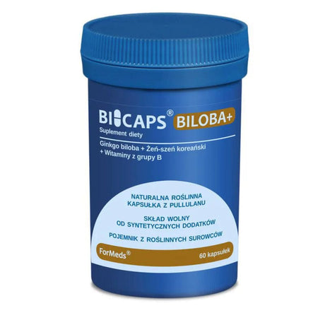 Formeds Bicaps Biloba+ - 60 Capsules