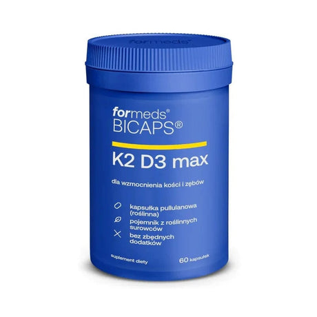 Formeds Bicaps K2 D3 Max - 60 Capsules