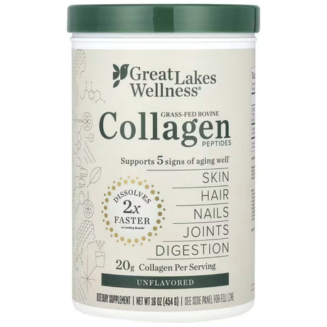 Great Lakes Wellness Collagen Peptides - 454 g