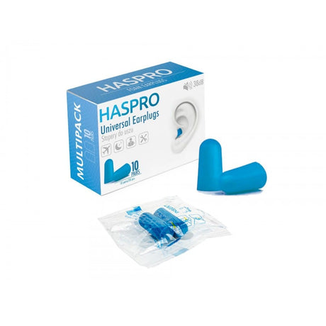 Haspro Multi10 Universal Earplugs Blue - 10 pairs