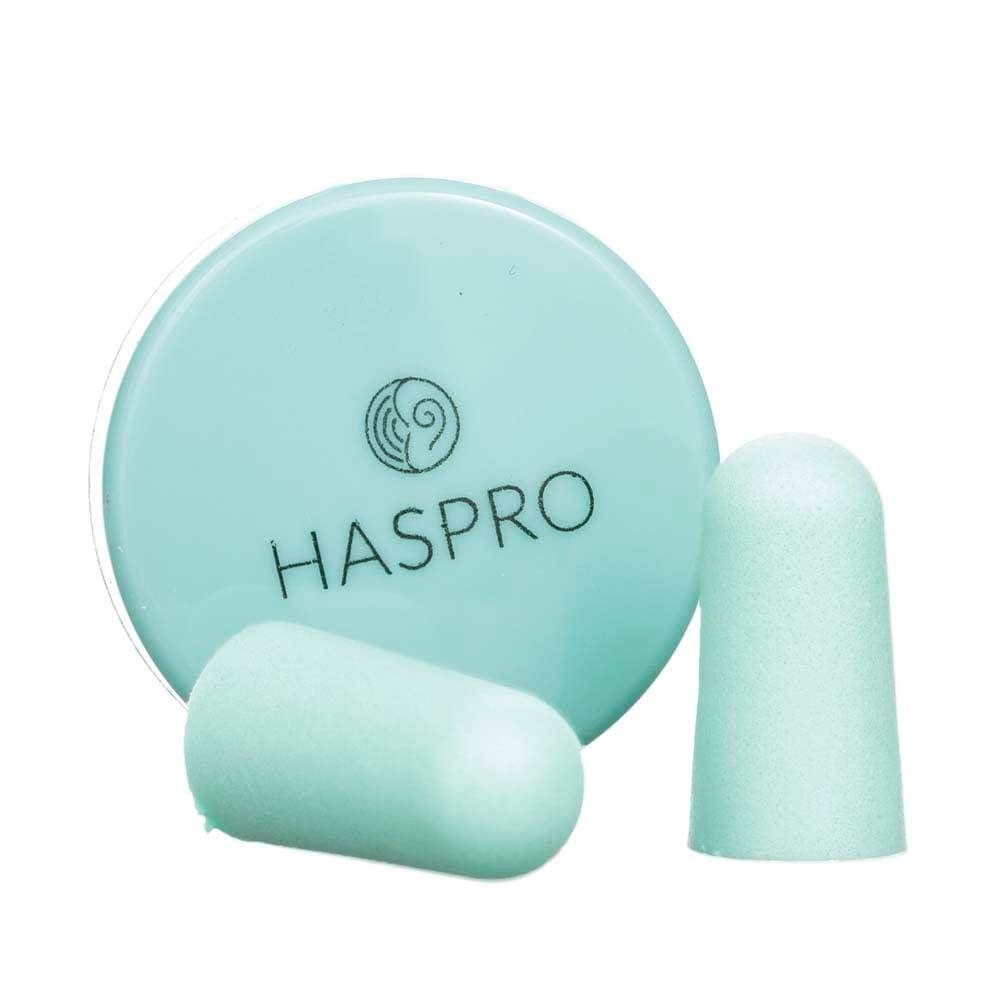 Haspro Tube50 Earplugs Mint - 50 pairs