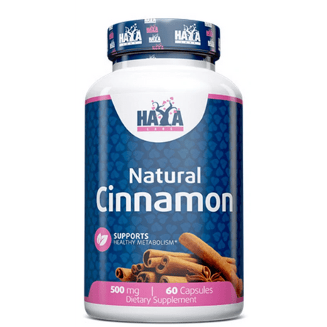 Haya Labs Organic Cinnamon 500 mg - 60 Capsules