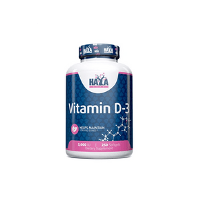 Haya Labs Vitamin D3 5000 IU - 250 Softgels