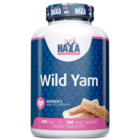 Haya Labs Wild Yam Root 500 mg - 100 Capsules