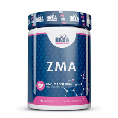 Haya Labs ZMA (Magnesium, Zinc, Vitamin B6) - 180 Capsules
