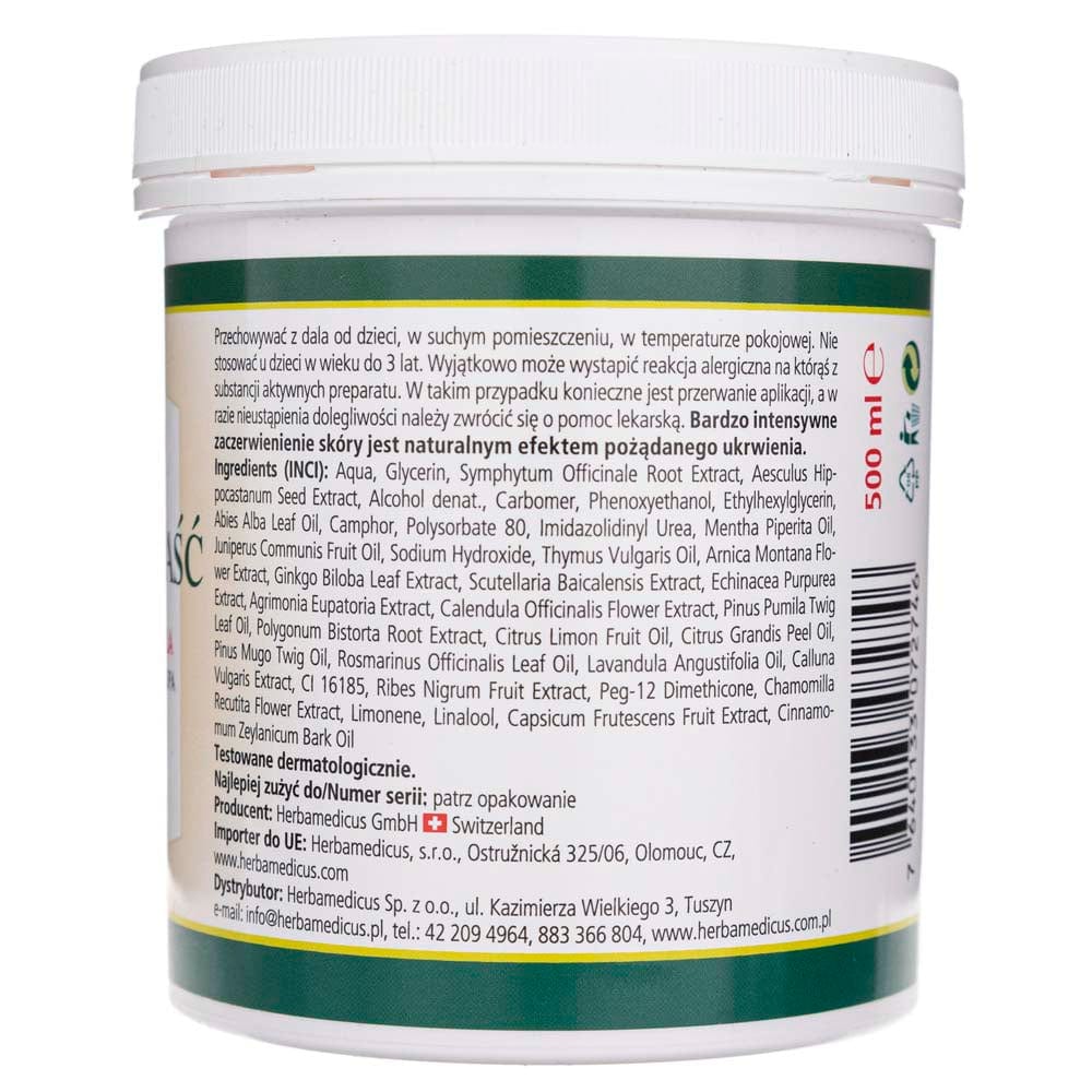 Herbamedicus Warming Horse Ointment - 500 ml