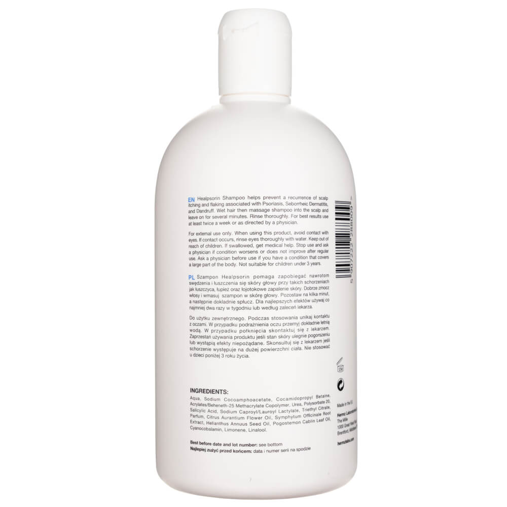 Hermz Healpsorin Shampoo for Psoriasis - 500 ml