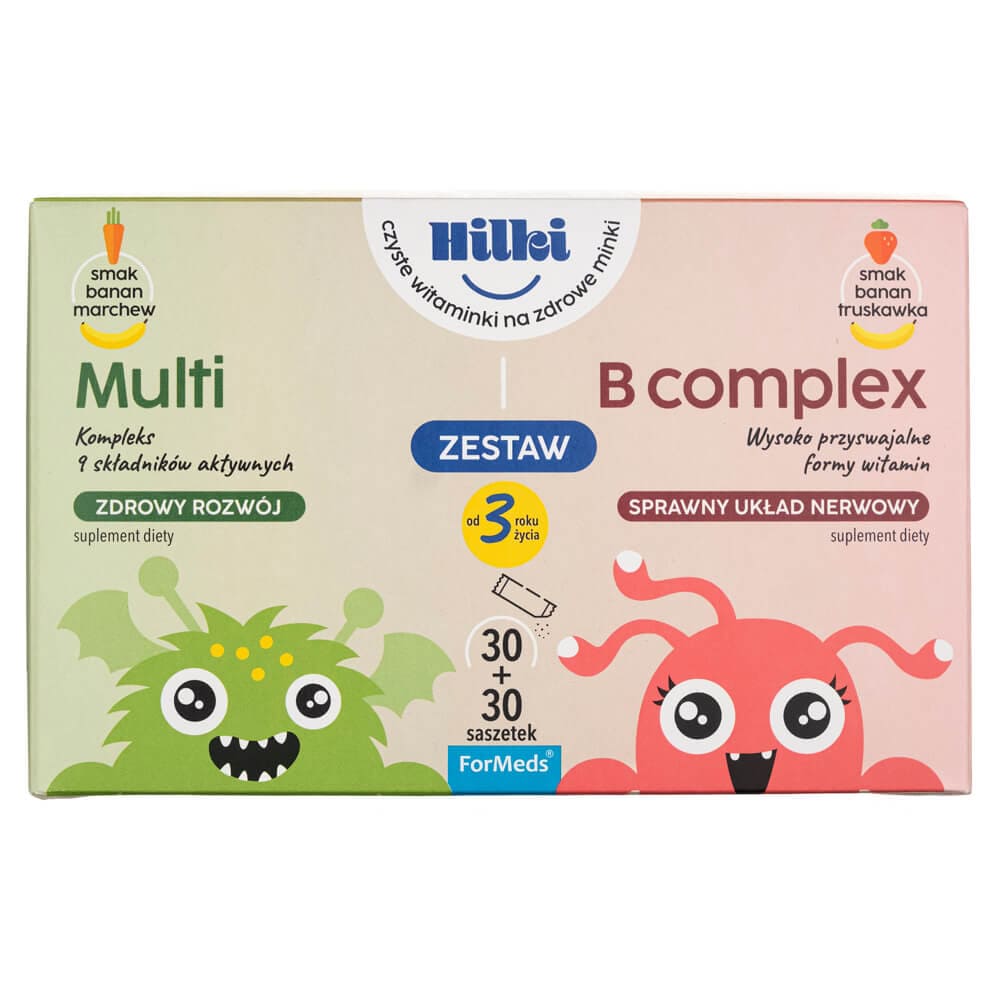 Hilki Multi + B Complex Set for Children - 30+30 Sachets