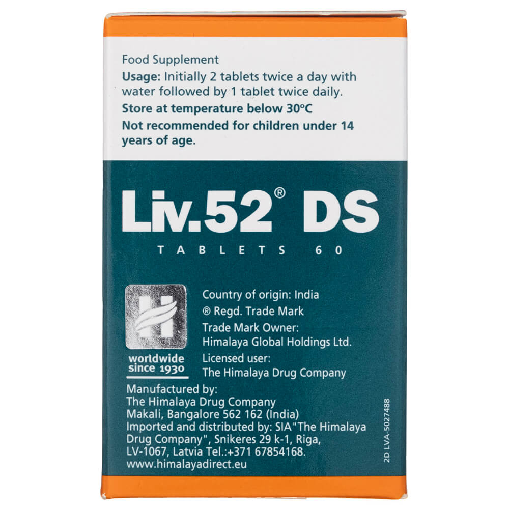 Himalaya Liv.52 DS 60 Tablets – Medpak