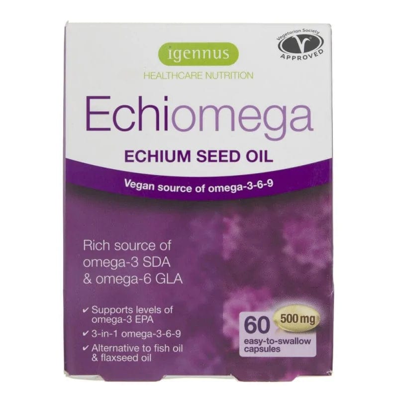 Igennus Echiomega Echium Seed Oil - 60 Capsules