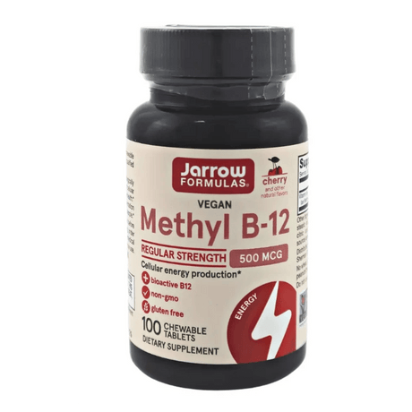 Jarrow Formulas Methyl B12 (Methylcobalamin) 500 mcg - 100 Lozenges