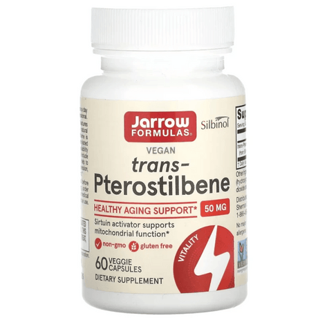Jarrow Formulas Trans-Pterostilbene 50 mg - 60 Veg Capsules
