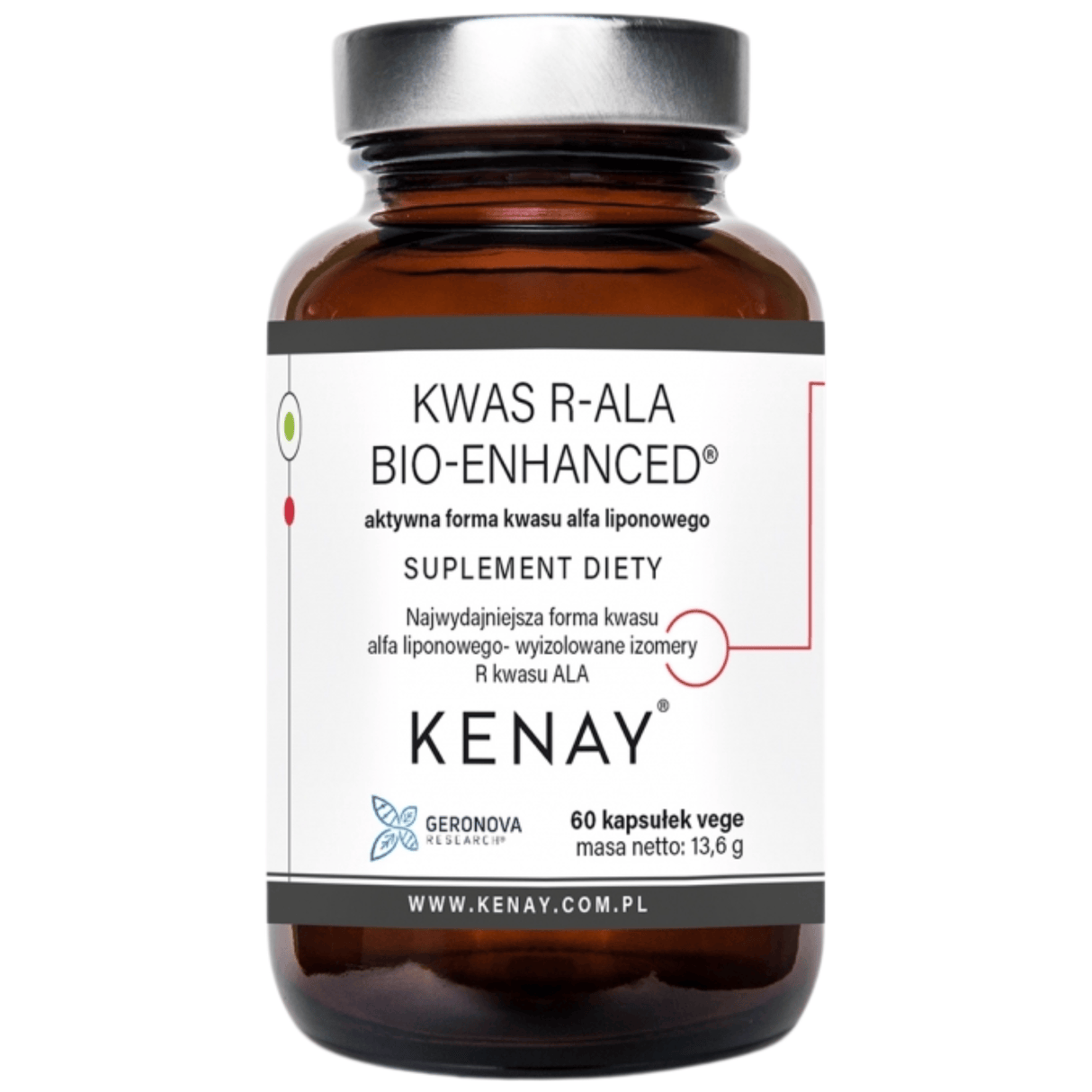 Kenay R-ALA Bio-Enhanced Acid - 60 Capsules