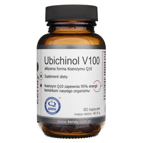 Kenay Ubiquinol V100 (Active Form of Coenzyme Q10) - 60 Capsules