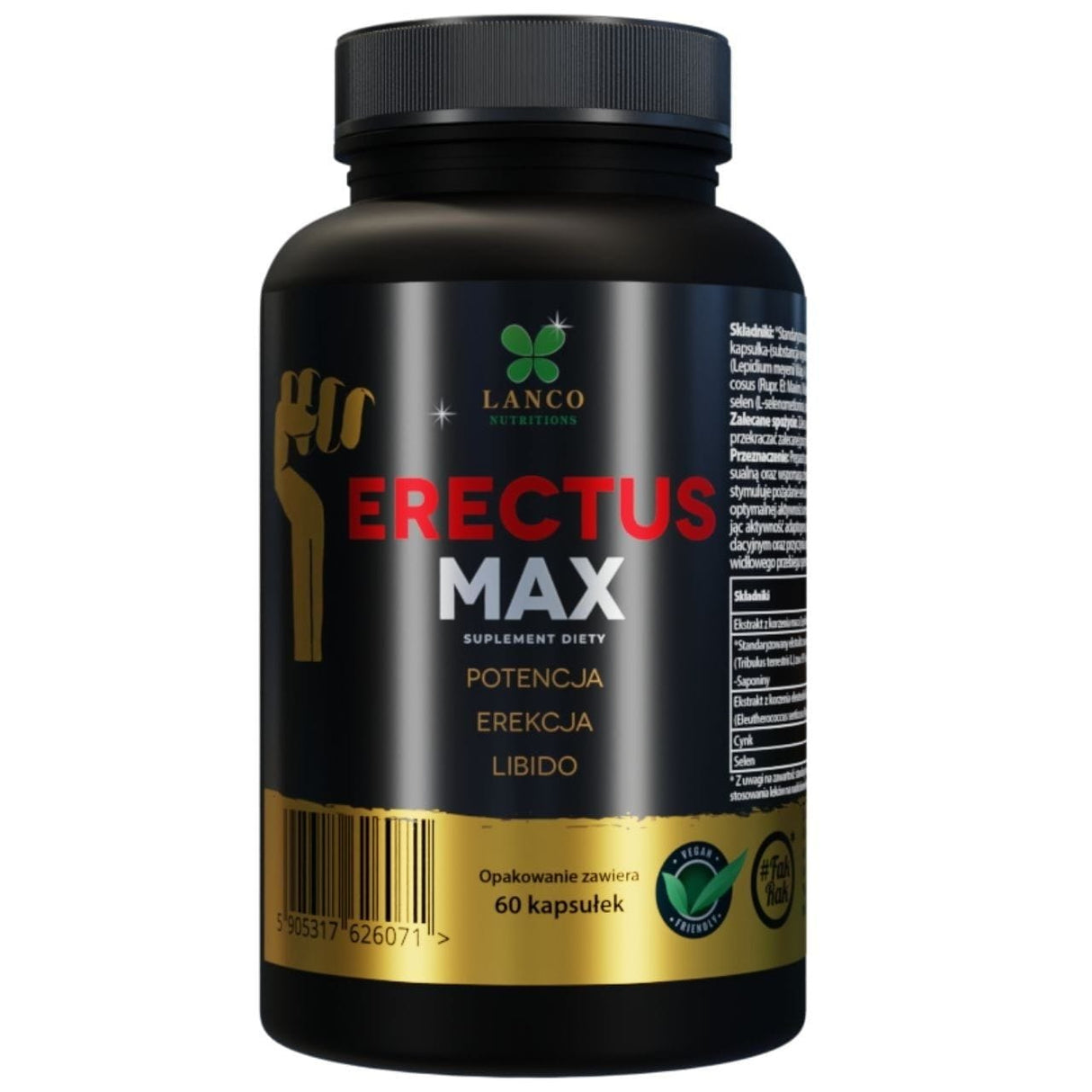 Lanco Nutritions Erectus Max - 60 Capsules