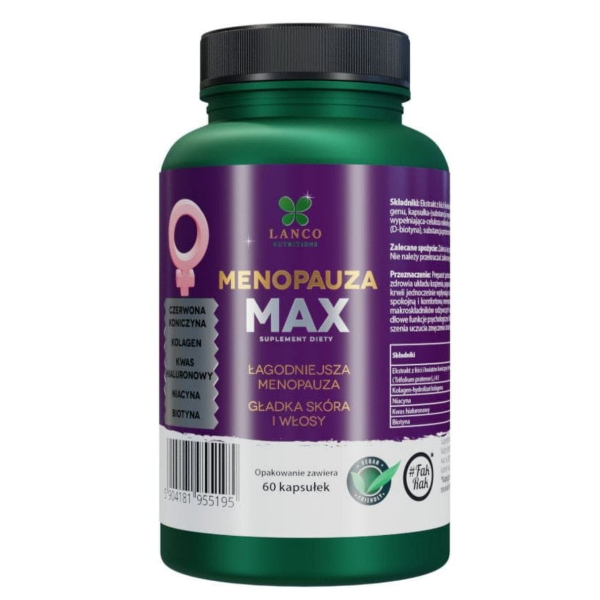 Lanco Nutritions Menopause Max - 60 Capsules