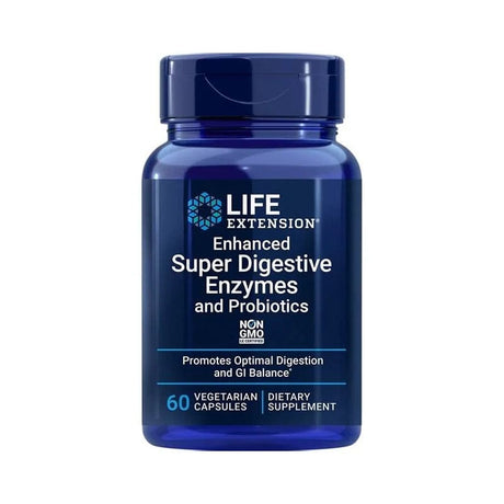 Life Extension Enhanced Super Digestive Enzymes and Probiotics - 60 Capsules