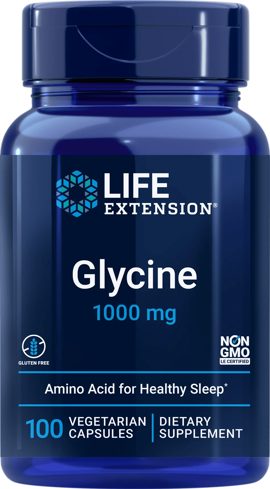 Life Extension Glycine 1000 mg - 100 Veg Capsules