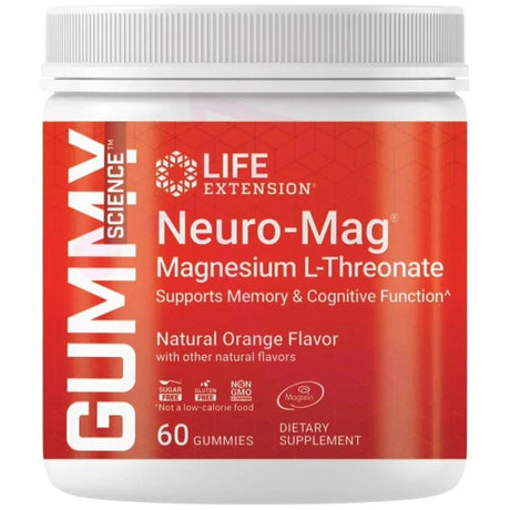 Life Extension Gummy Science™ Neuro-Mag Magnesium L-Threonate - 60 Gummies