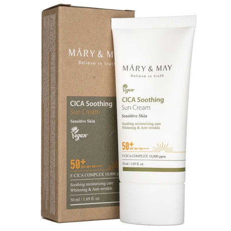 Mary&May CICA Soothing Sun Cream SPF50+ - 50 ml