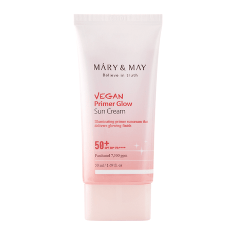 Mary&May Vegan Primer Glow Sun Cream SPF50+/PA++++ - 50 ml