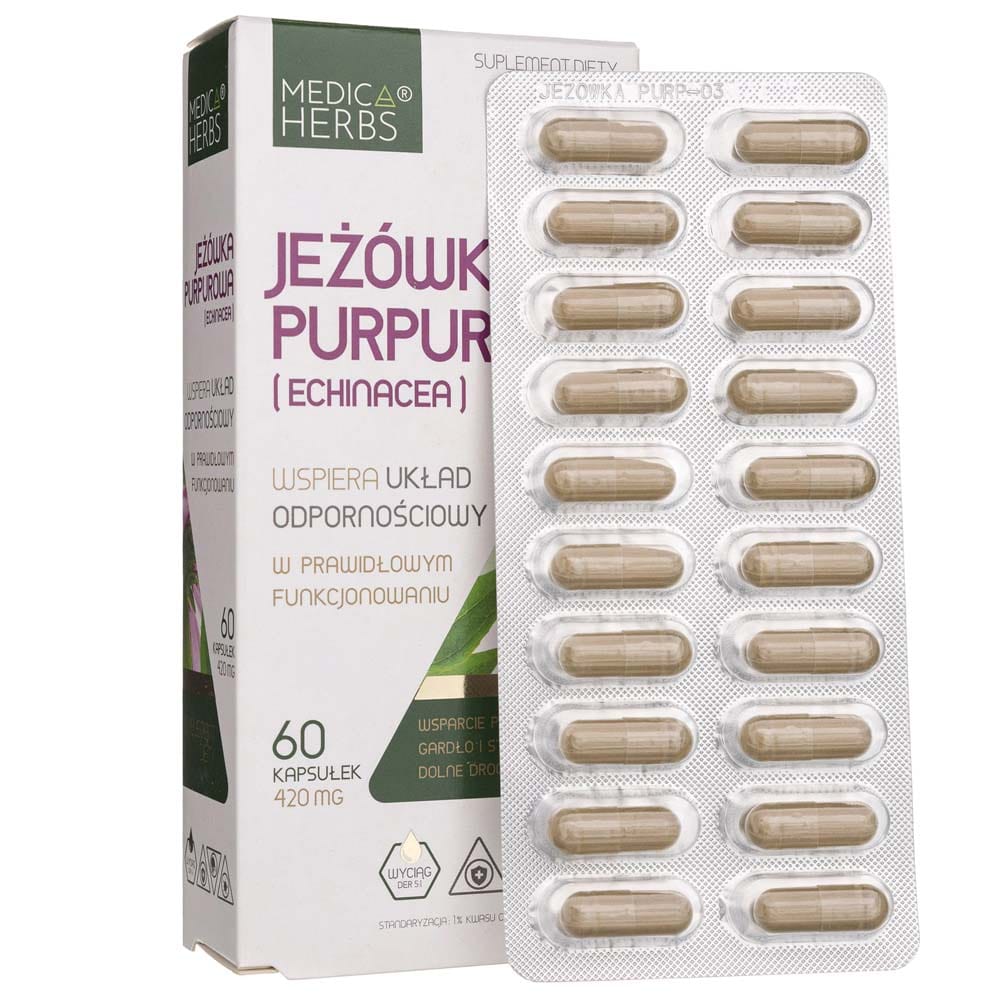 Medica Herbs Echinacea 420 mg - 60 Capsules