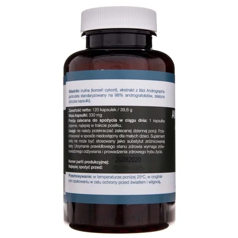 Medverita Andrographis Extract 98% Andrographolide - 120 Capsules