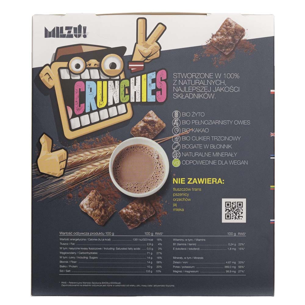 Milzu Crunchies Cocoa Oats- 250 g