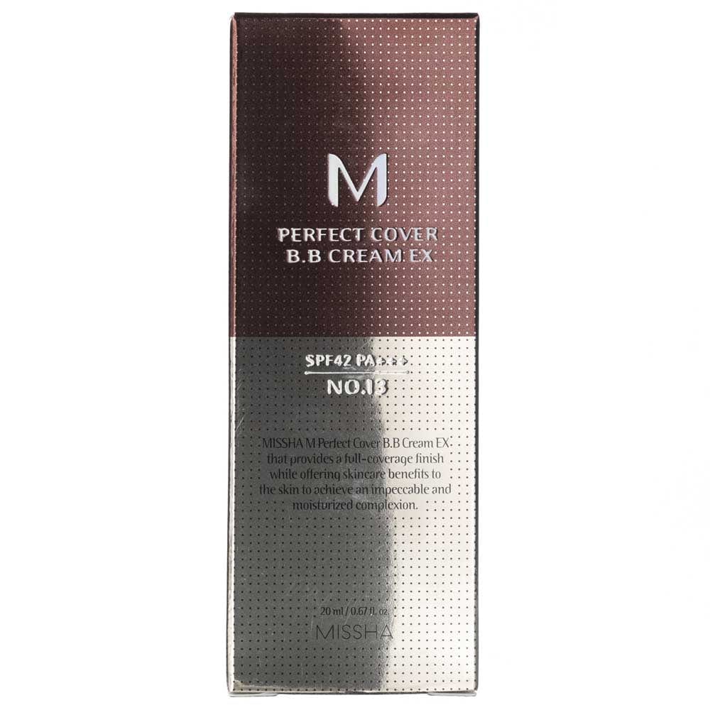 Missha M Perfect Cover B.B Cream SPF 42 PA+++ NO.13 Bright Beige - 50 ml
