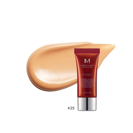 Missha M Perfect Cover B.B Cream SPF 42 PA+++ NO.25 Warm Beige - 20 ml