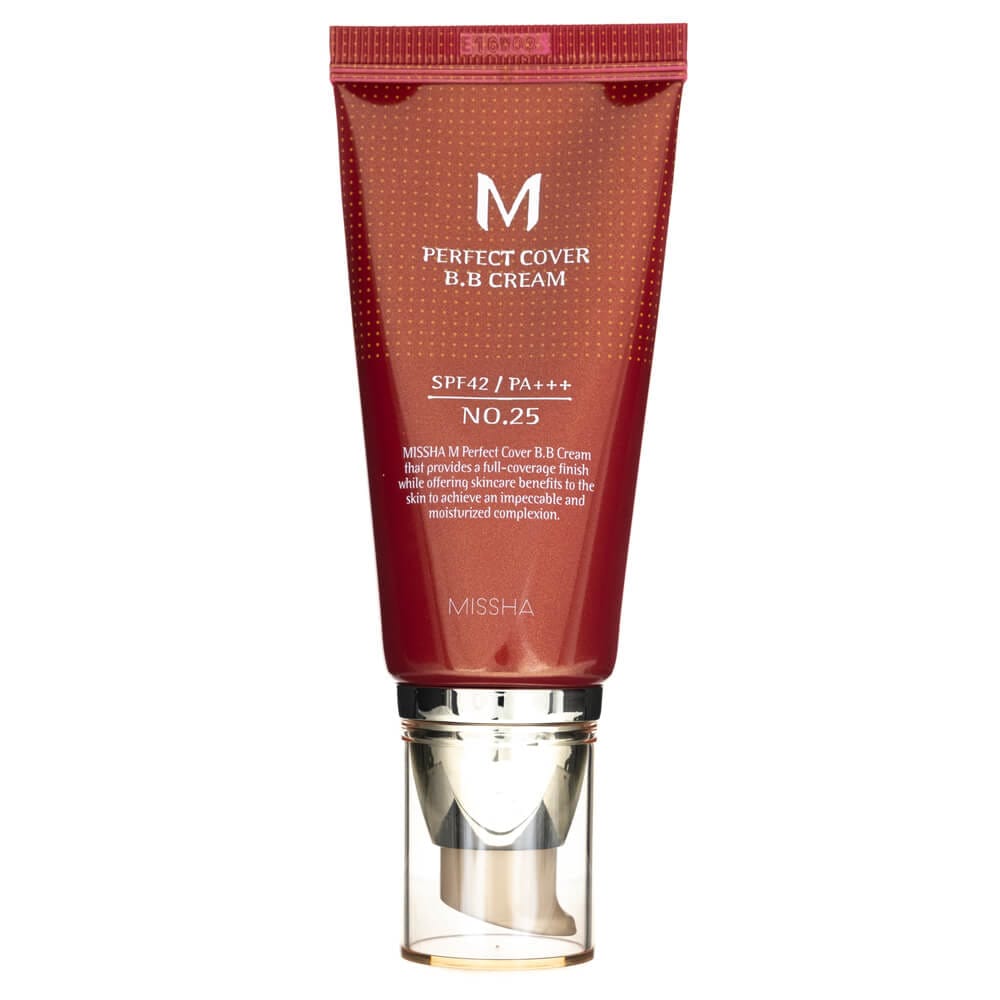 Missha M Perfect Cover B.B Cream SPF 42 PA+++ NO.25 Warm Beige - 50 ml