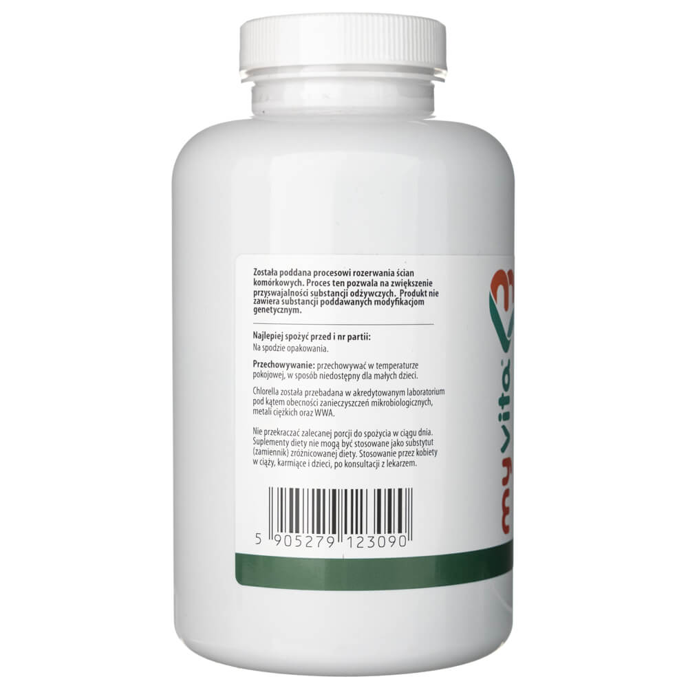 MyVita Chlorella 250 mg - 1000 Tablets