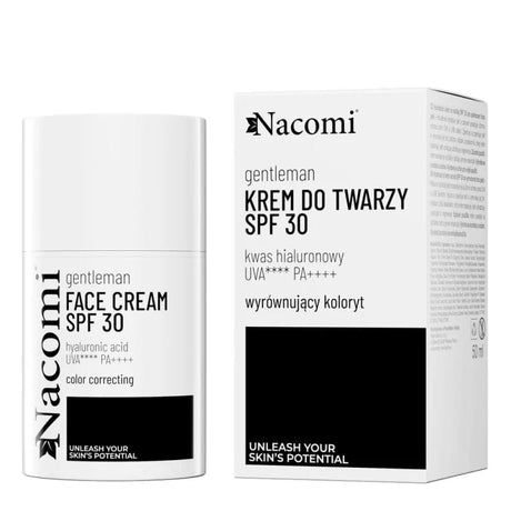 Nacomi Moisturising Face Cream SPF 30, For Men - 50 ml