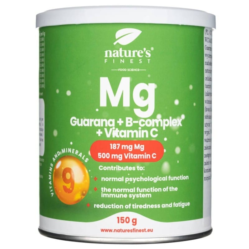 Nature's Finest Magnesium Guarana B-Complex Vitamin C - 150 G – Medpak