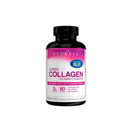 Neocell Super Collagen + Vitamin C & Biotin - 180 Tablets