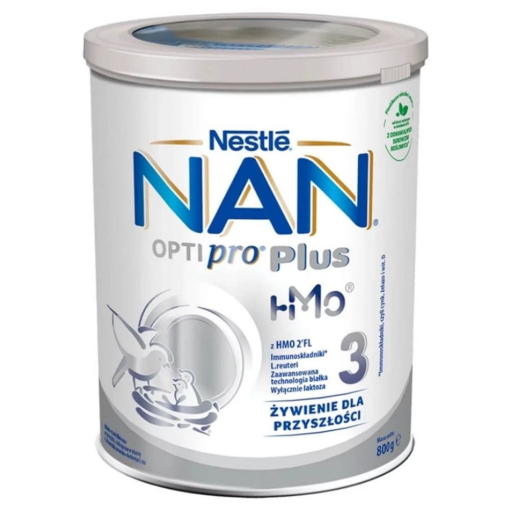 Nestle NAN OPTIpro Plus 3 HMO, Milk- Based Product for Infants - 800 g