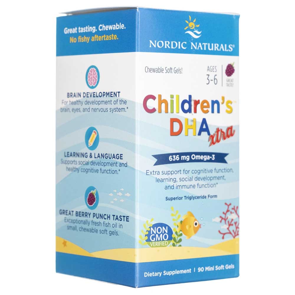 Nordic Naturals Children's DHA Xtra Berry 636 mg - 90 Softgels