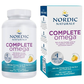 Nordic Naturals Complete Omega 3,6,9, Lemon - 120 Capsules