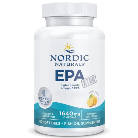 Nordic Naturals EPA Xtra Omega-3, Lemon 1640 mg - 60 Softgels