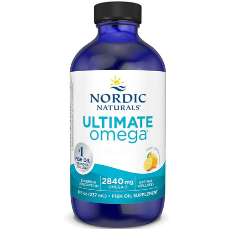 Nordic Naturals Ultimate Omega, Lemon 2840 mg - 237 ml
