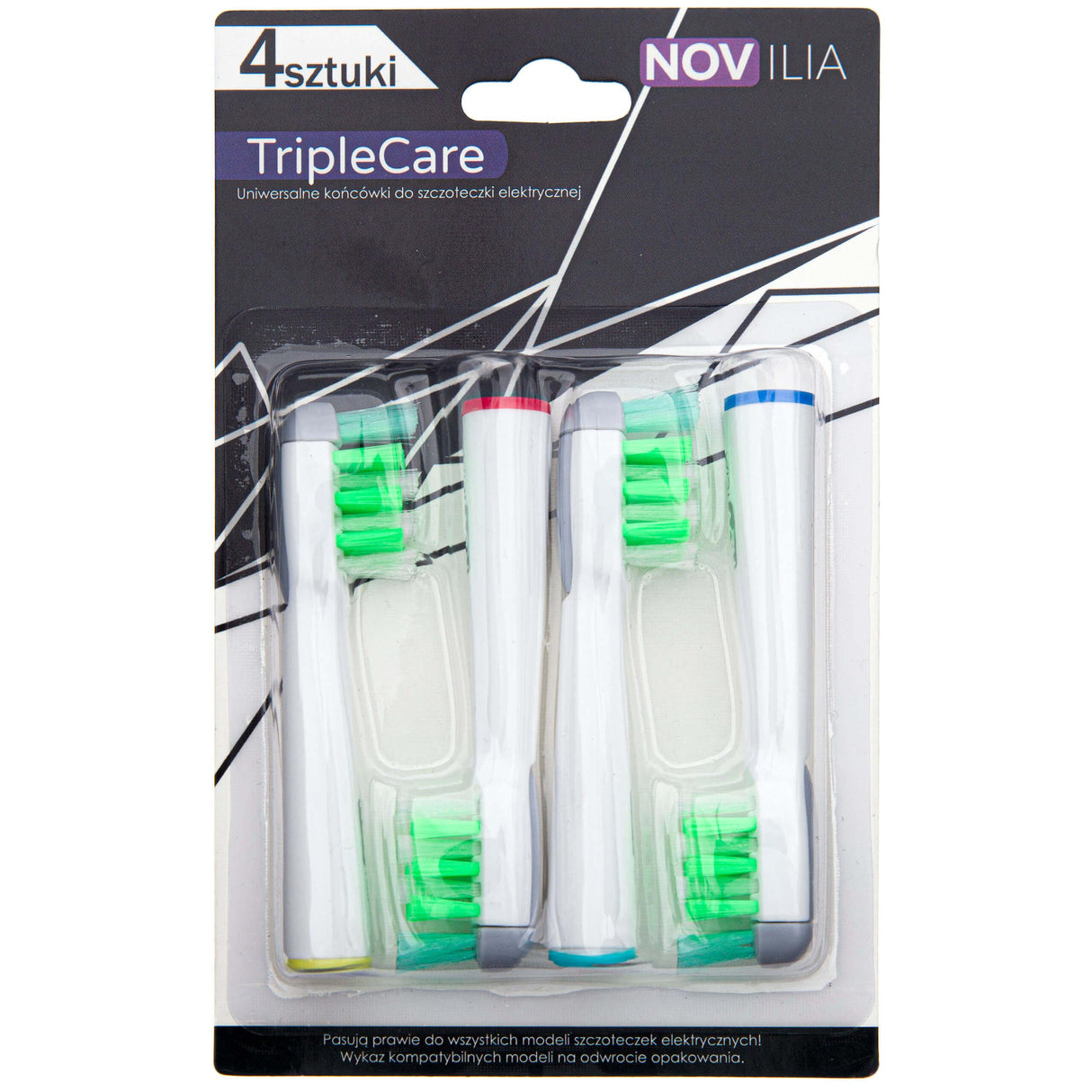Novilia Replacement Heads for Oral-B Trizone - 4 pieces