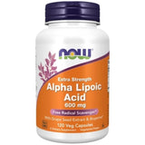 Now Foods Alpha Lipoic Acid 600 mg - 120 Veg Capsules