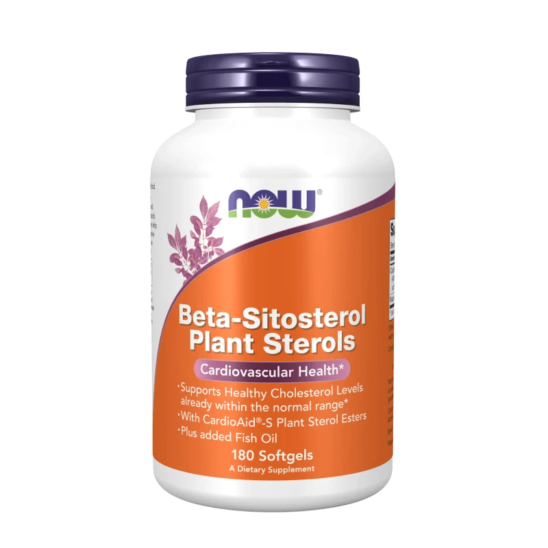 Now Foods Beta-Sitosterol Plant Sterols - 180 Capsules – Medpak